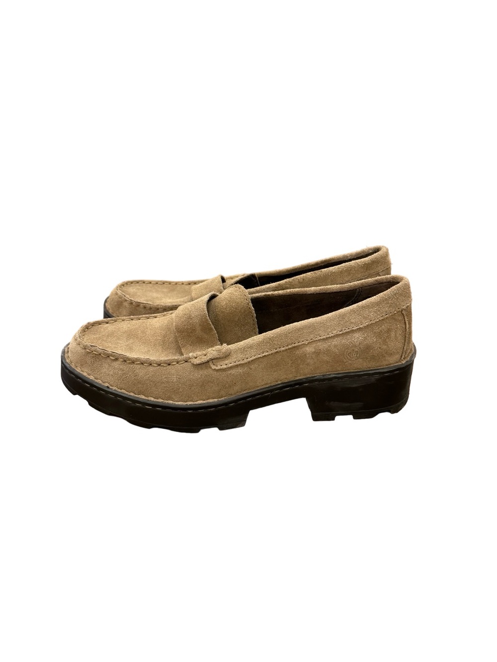 BORN Hand Crafted Suede Leather Penny Loafers